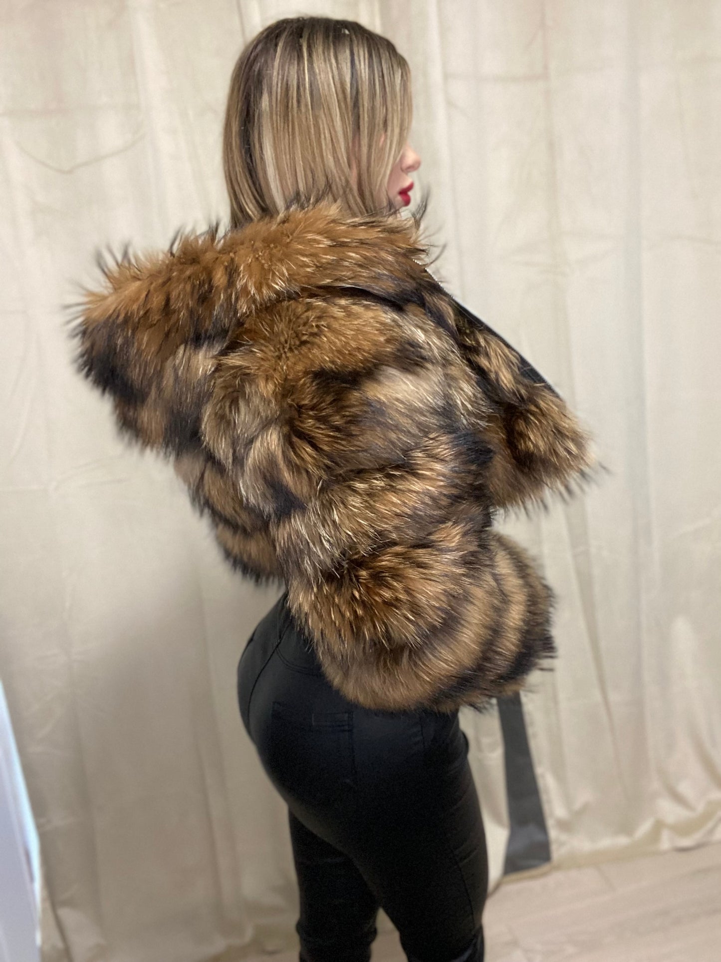 "Hollywood" Coat with a Hood -Sale