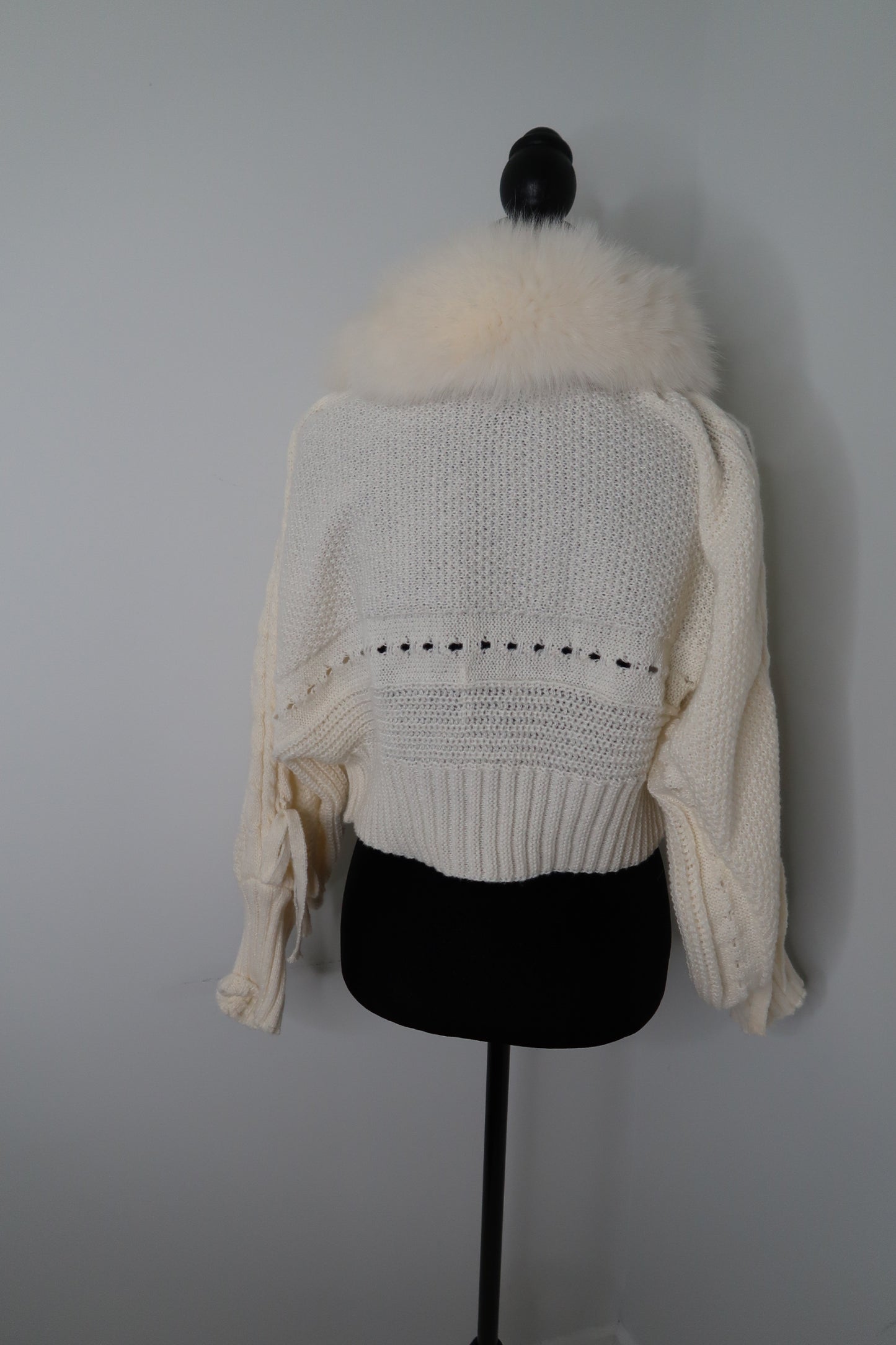 "Berlin" cardigan with Fox Fur