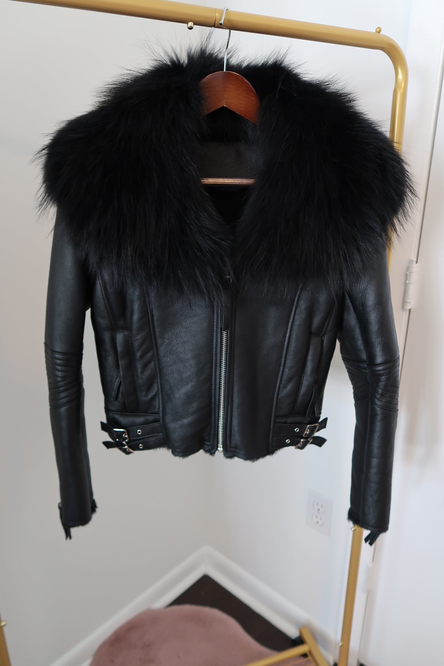 Leather Motorcycle Jacket - Sale