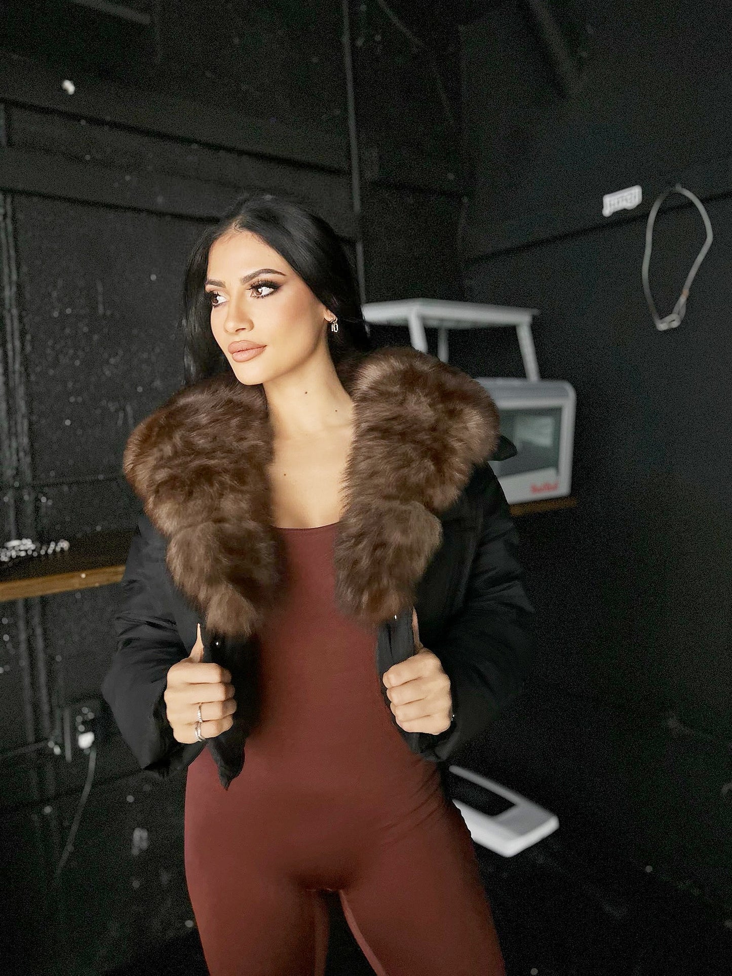 "Ruby" Short Puffer -W25