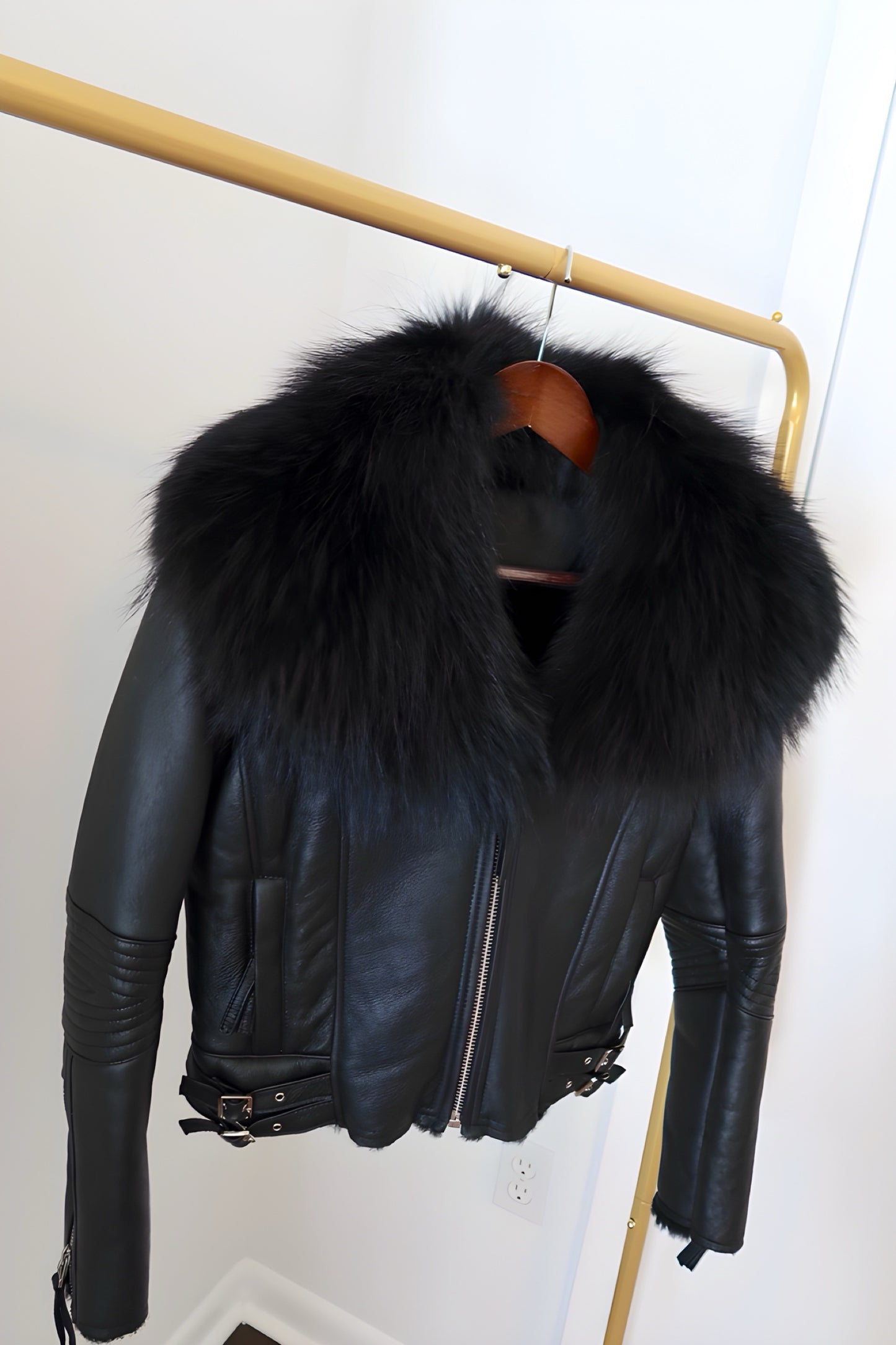 Leather Motorcycle Jacket - Sale