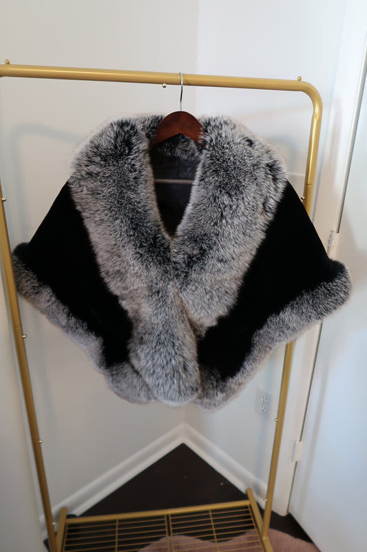 Oversized Fur wrap -W25