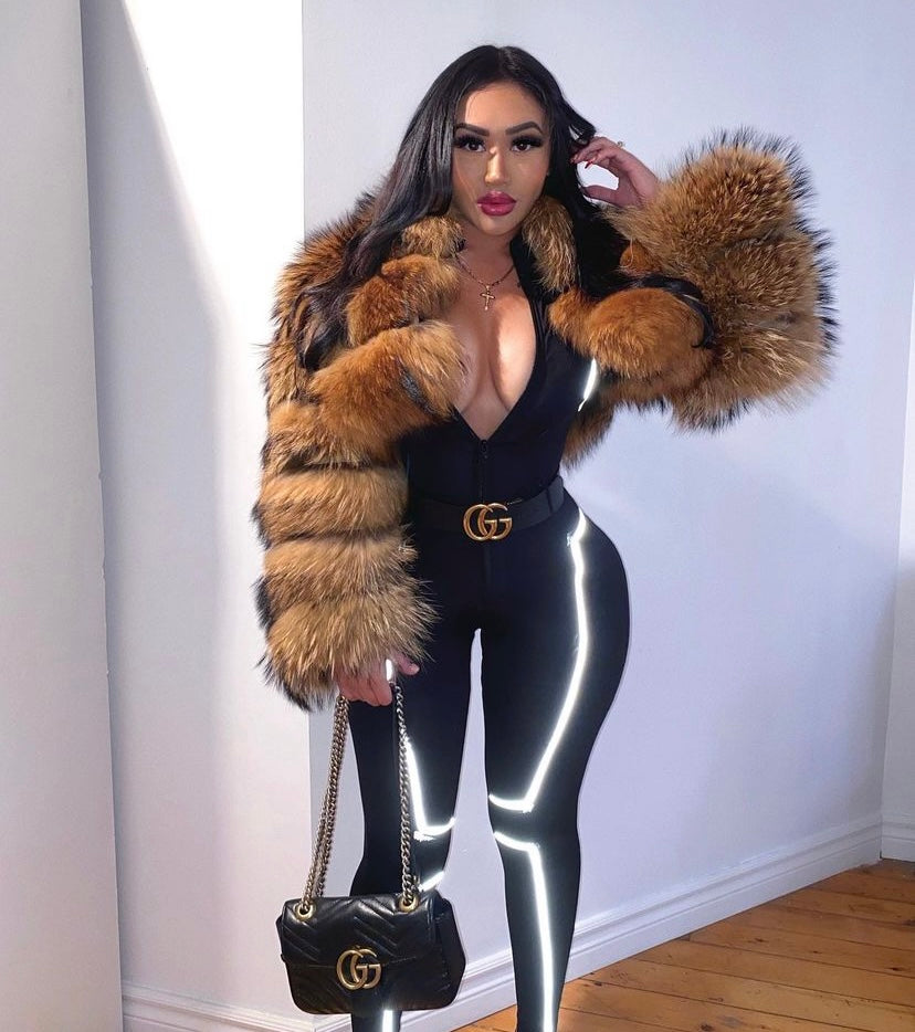 luxefurlife real fox fur coat for sale