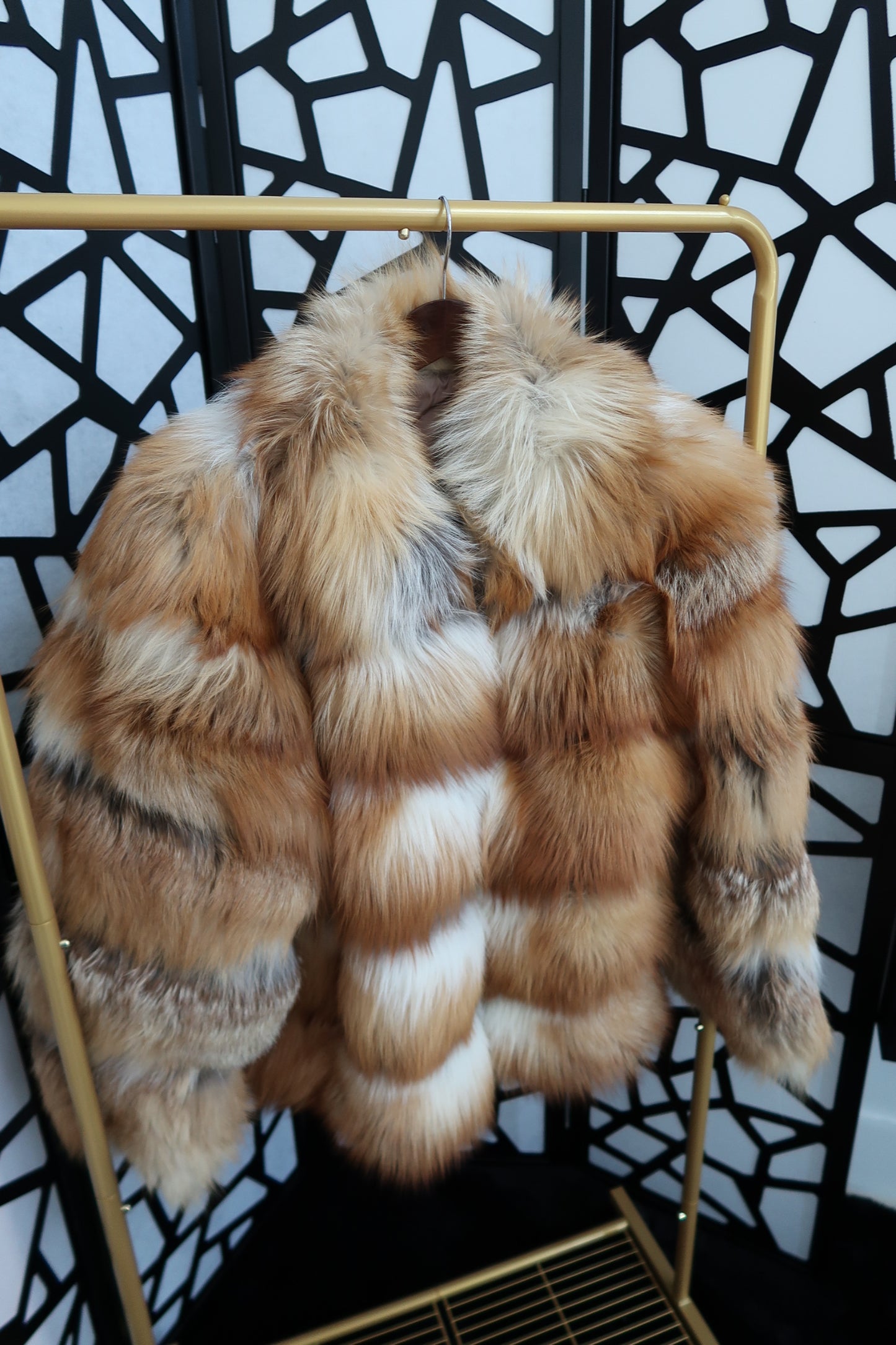 Men fur coat