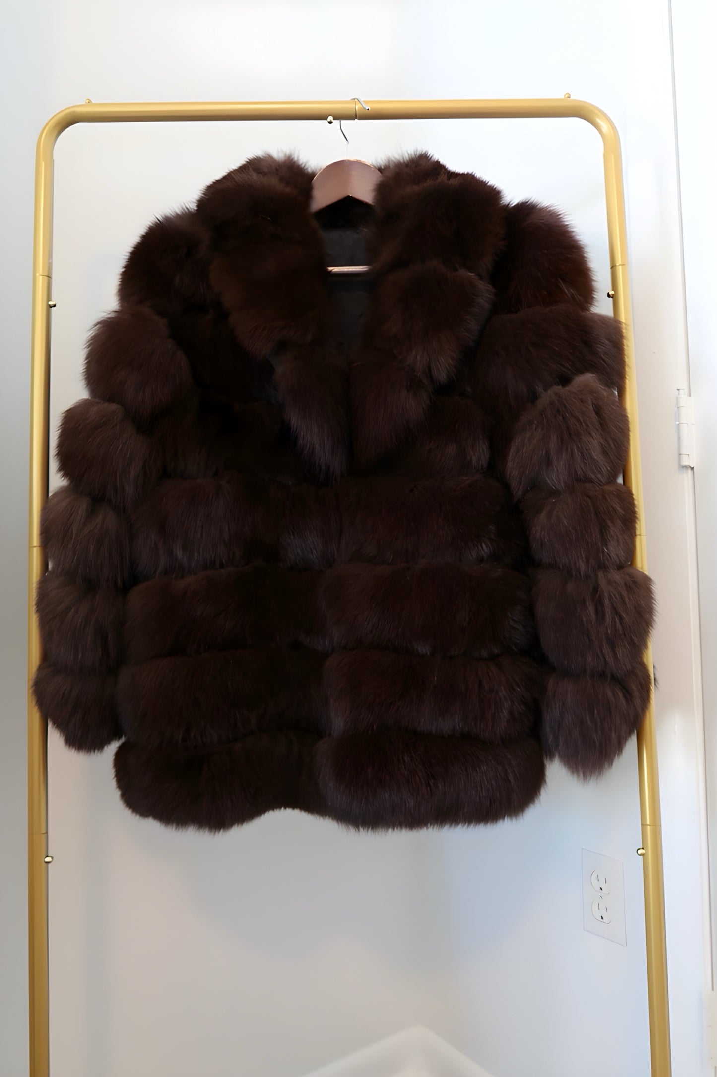 Fox Fur Oversize Coat