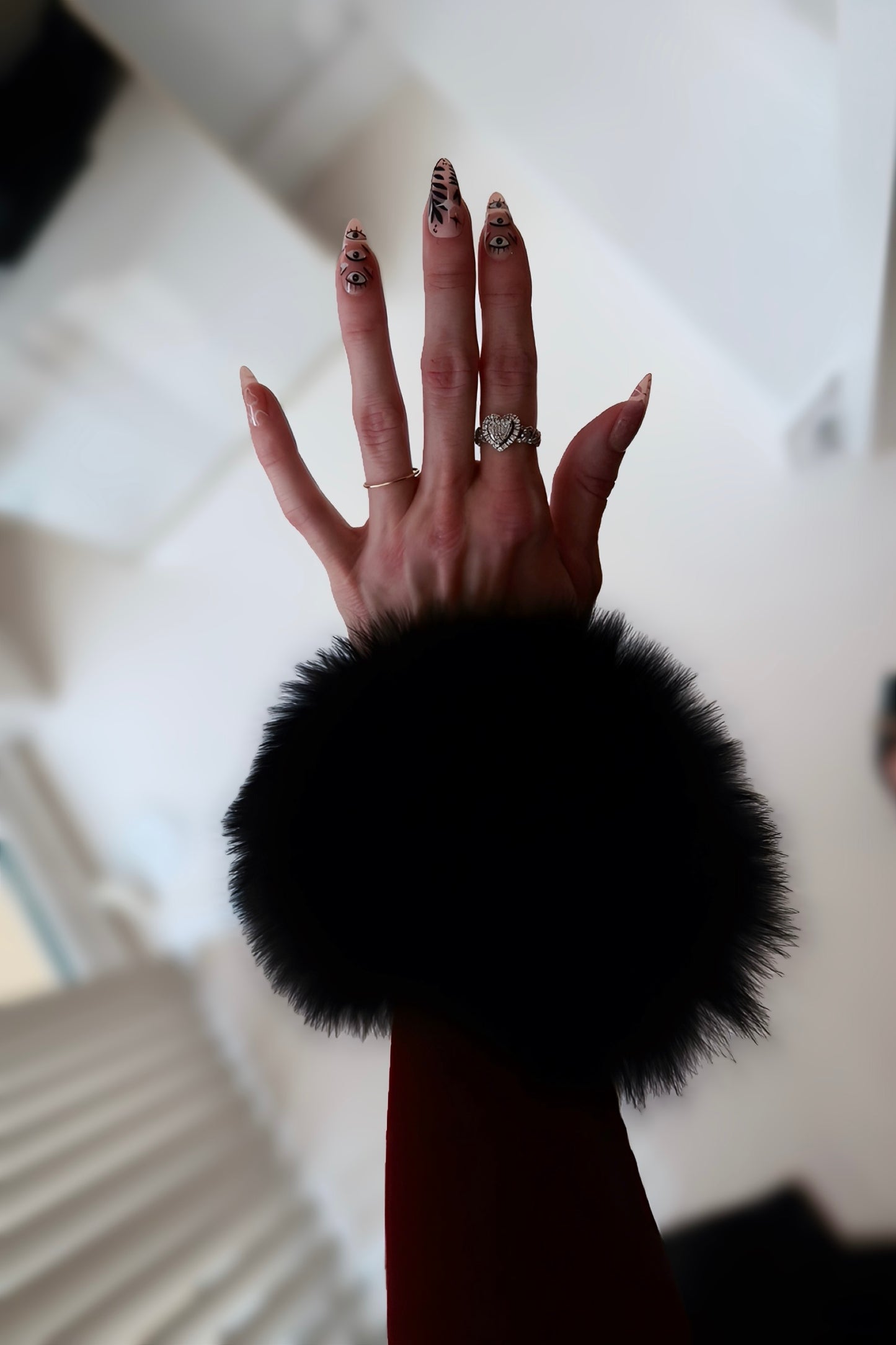 Fur cuffs