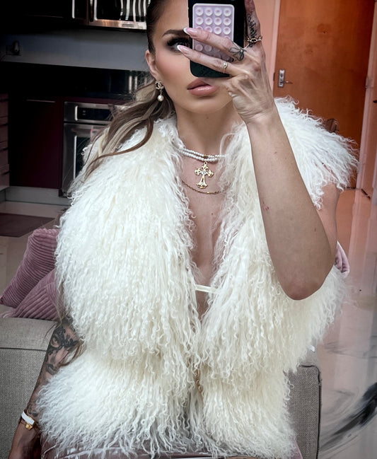 Mongolian Sheep Backless Top