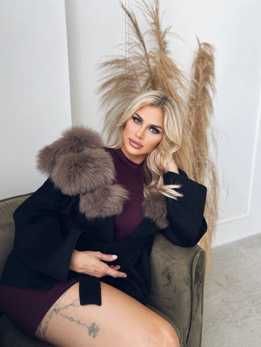 Cashmere Wrap Coat -W25