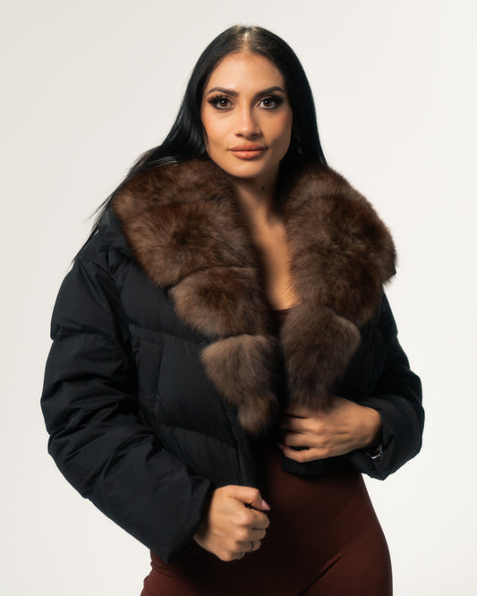 "Ruby" Short Puffer -W25