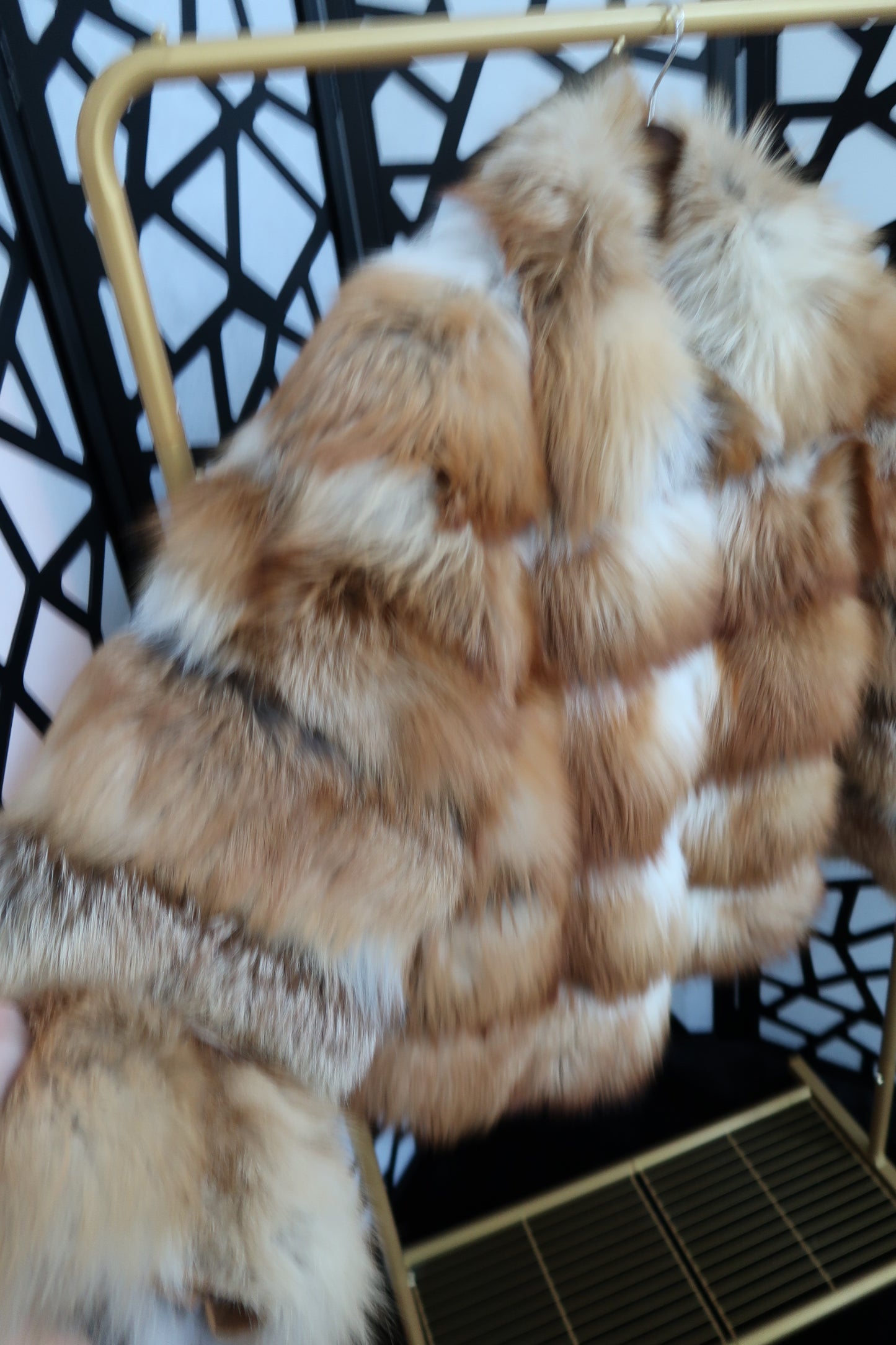 Men fur coat