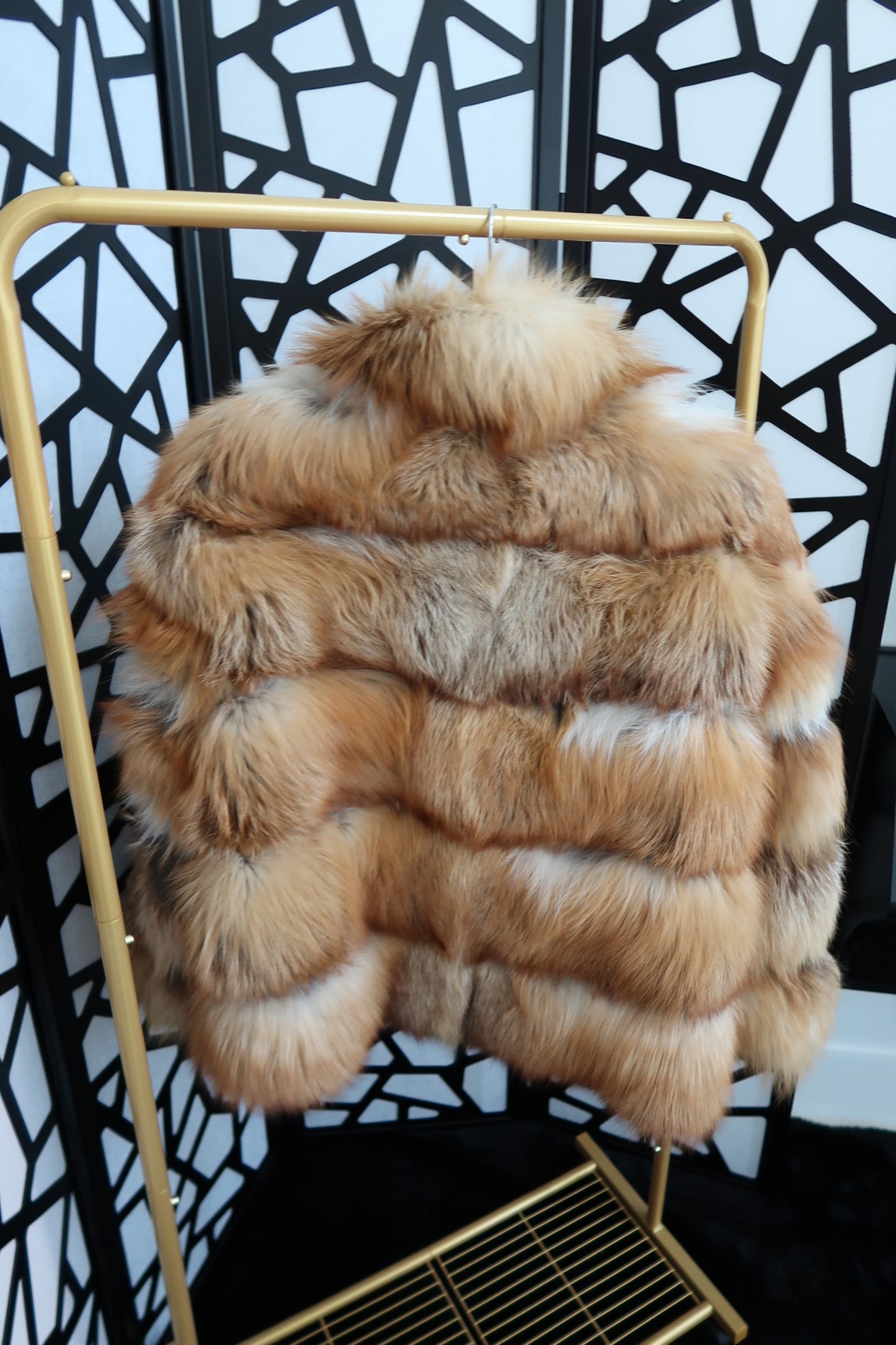 Men fur coat