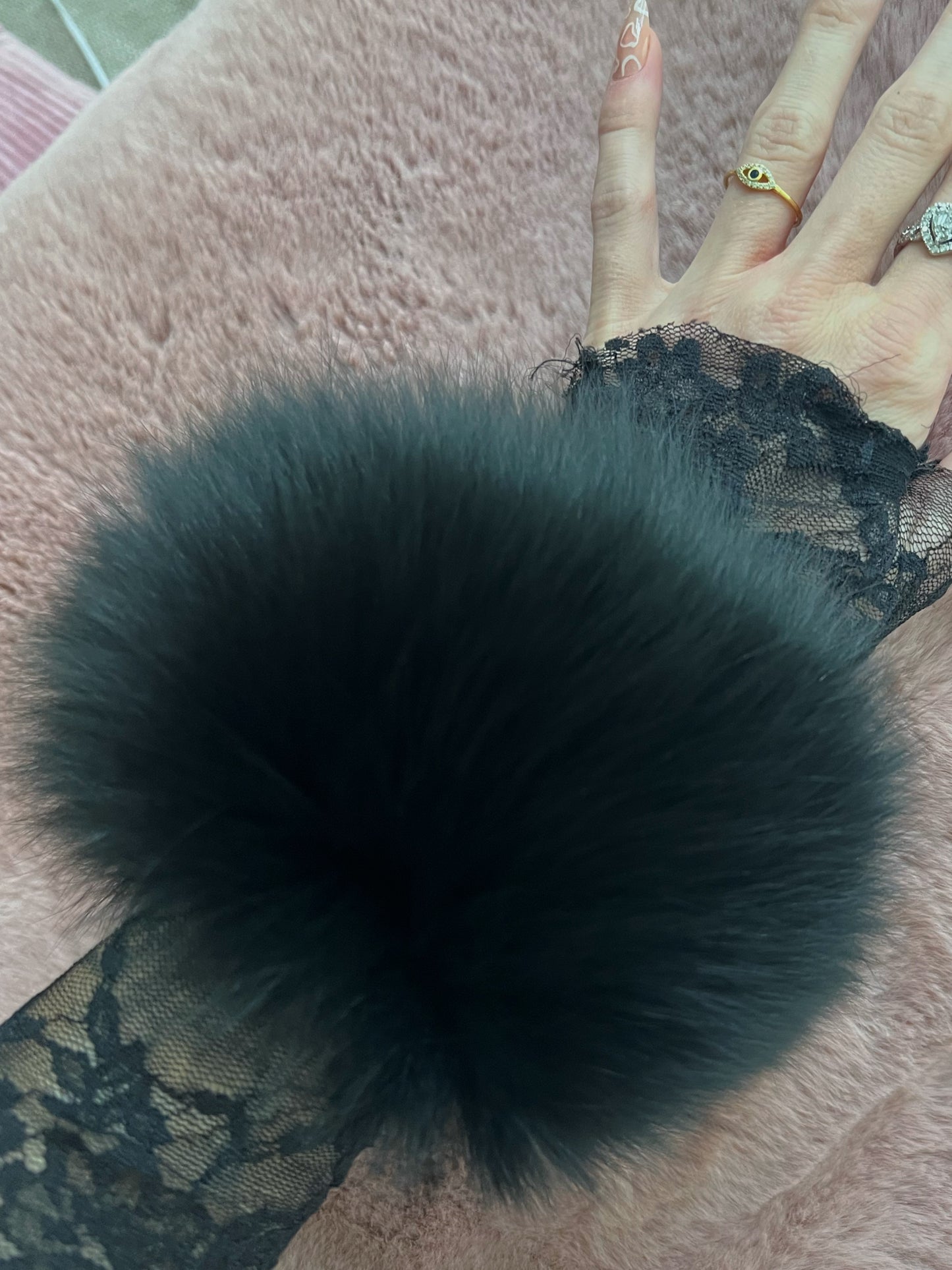 Fur cuffs