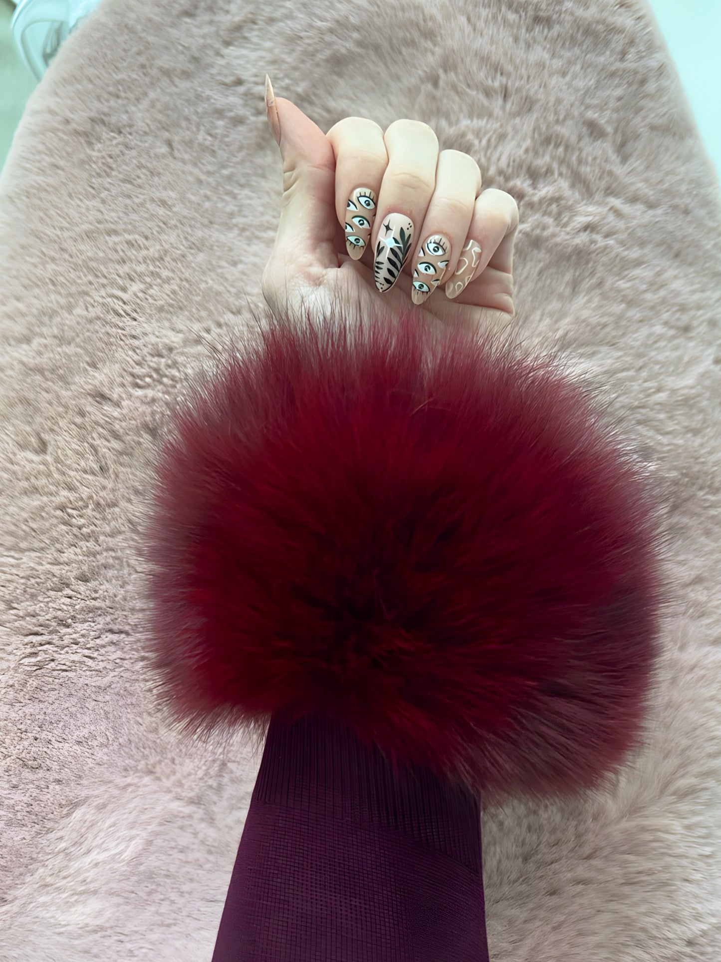 Fur cuffs