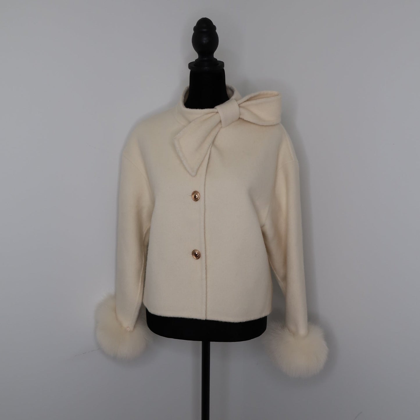 Bow Wool Coat -W25