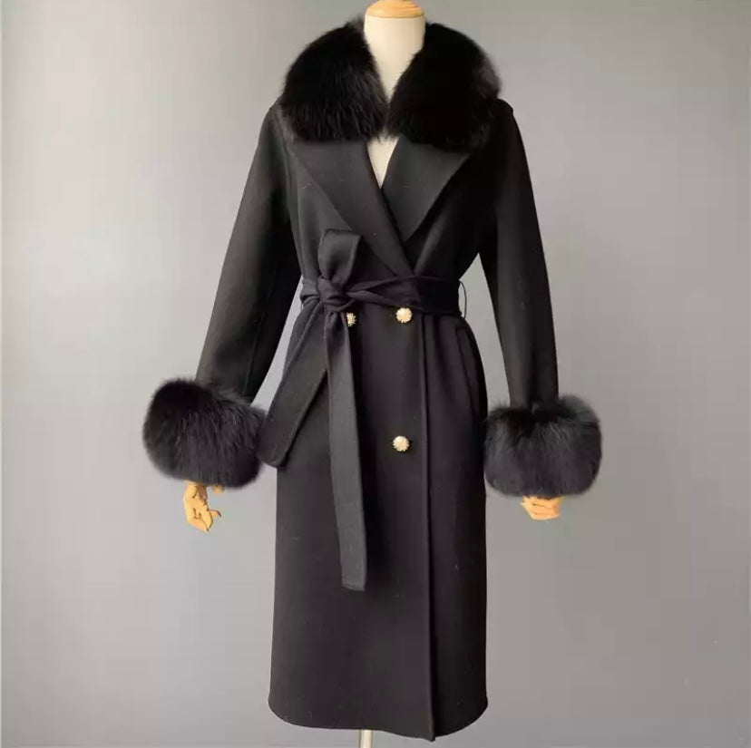 “France” cashmere coat