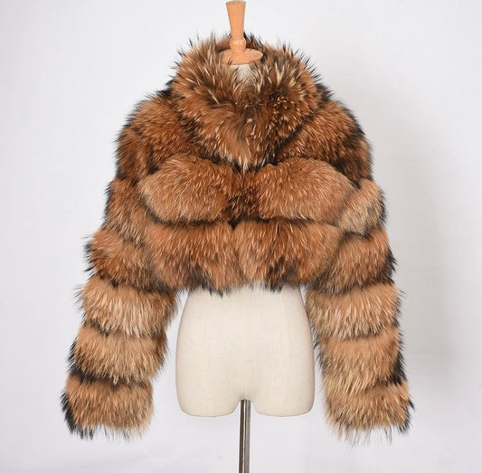 luxury fox fur coat sale
